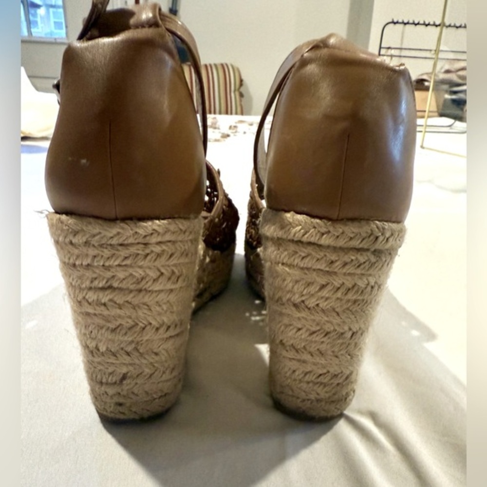 Steve Madden Tan Woven Espadrilles - Picture 8 of 12